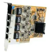 StarTech 4 Port PCIe Gigabit Network Adapter Card - ST1000SPEX42