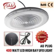400W LED HIGH LOW BAY WORK LIGHT FACTORY WORK SHOP GROW GARAGE DOWN FLOOD LAMP