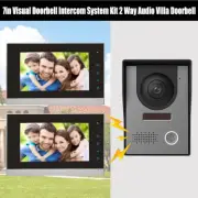 7'' Video Doorbell Intercom System, Smart Doorbell Home Video Door Entry System