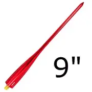 RED SPIKED STYLE STUBBY SHORT ANTENNA 9" FOR 95-20 TOYOTA TACOMA TUNDRA 4RUNNER