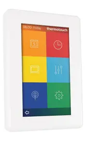 Thermotouch 4.3dC Dual Control Thermostat White