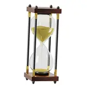 Hourglass Sand Timer 60 Minute: Large 10 Inch Wooden Sand Clock,Reloj De Arena