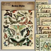 Retro Butterfly Insect Bird Book Page Junk Journals Scrapbooks Cardmaking 10pcs