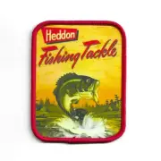 Heddon Fishing Patch Dye Sublimation Iron on Applique Handmade Edge Merrow