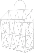 AUTSUPPL Wall Hanging Magazine Rack Decorative Wire Holder for Organized Newspapers Files Wall Rack for Neat Tidy Spaces Lightweight Design