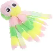 Cute Plush Octopus Toy Chewing Toy for Cats Kitten Scratching Grinding Toy for Pet Health