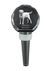 Labrador Retriever I Thick Wine Stopper With Dog Art-Dog