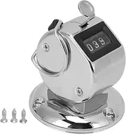 Respicefinem Clicker Counter with 4 Digit Clear Lettering Accurate Hand Counters Clickers Featuring Metal Shell Ideal for Row People Goods Inventory and Various Data Statistics