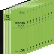 NEW 10x Pack Olympic #705 Record Book Trip 50Leaf Carbonless BULK 140858