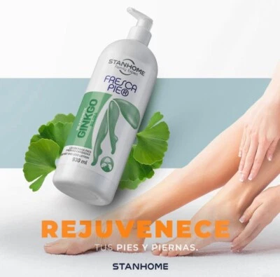 STANHOME FRESCA PIE GINKGO BILOBA FEET AND LEGS LOTION. LOCION PARA PIES Y PIERN