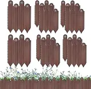 Flower Bed Border | 10 Sets Rust-Proof Yard Edging,Interlocking Garden Trim Fencing Tools, Vegetable Palisade for Yard Patio Flower Bed Lawn Pathway