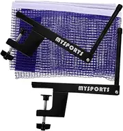 MUELODSIC Portable Table Tennis Net and Post Set Net Replacement for Games Quick Setup Play