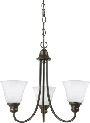 Generation Lighting35939-710 Windgate Three-Light BRONZE-Chandelier-Modern