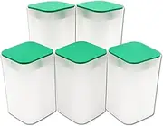 Lot of (5) Empty United States Mint American Silver Eagle Coin Tubes - Fits (20) 1 oz Coins (not Included) - Secure Storage Solution