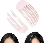 Hair Root Lifting Combs Set, Volumizing Wind Shaping Styling Combs - Easy High Crown Volume Tool for Men and Women, Wide-Tooth Design To Fluffy Bangs for a Natural Voluminous Look (LightPink)