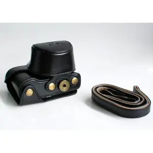 SONY A5000L A5100L NEX-3N 二件式相機皮套(附背帶)/相機包保護套相機套 A5000 A5100
