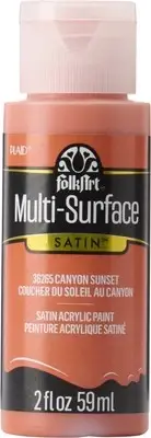 FolkArt Multi-Surface Acrylic Paint 2oz-Canyon Sunset MS-36265