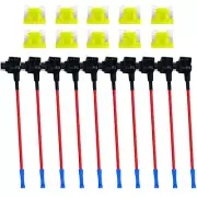 10x Add A Circuit Fuse Tap Micro Blade Fuse Holder ATT APS mini Low-Profile 20A