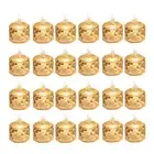 24 Pcs Led Tealight Candles Battery Operated Smokeless Candle Lamp for5247