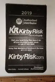Kirby Risk Electrical Personal Notebook 2019 Calendar With Electrical Tables...