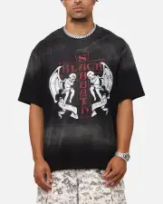 [BLACK SABBATH] Black Sabbath Sabbath Vintage T-shirt Washed Black - Size S S Washed Black