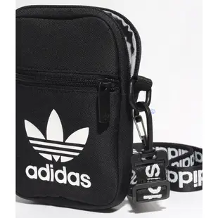 [現貨] adidas Originals Festival Bag 證件包 小包 肩包 黑 白 三葉草 旅行 隨身行李