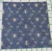 THREE DECORATIVE COCKTAIL NAPKINS for DECOUPAGE "Blue Bees "