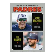 2019 Topps Throwback Thursday, #10~Machado/Hosmer~PR 686~Ready to ship!