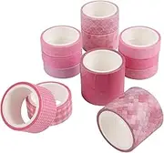 12Pcs Retro Tape Decorative Adhesive Tapes for Scrapbooking Journaling and Crafting Easy to Use Gentle Surfaces No Residue
