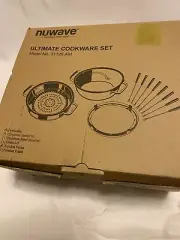 Nuwave Ultimate Induction 12 Pc Cookware Set 31120A Steamer Fondue