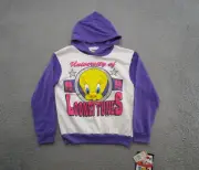 Vintage Looney Tunes Tweety University Sweatshirt Hoodie Youth Medium NEW Read