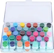 35pcs Bright Color Finger Ink Pad Set, Mini DIY Stamping Pad for Crafting Art, and Easy to Clean, Ideal for Wood, Paper, Clay, Clear Marks on Cloth