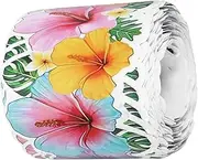 HOOTNEE Border Paper Tropical Decor Boho Bulletin Board Borders Green Border Hibiscus Flowers Decoration Football Agility Training Equipment Rattan Pattern Bulletin Board Borders Boarder