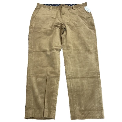 Brooks Brothers Clark Fit Straight Brown Corduroy Pants Men’s size 39x30