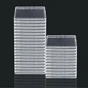 Hitefu 30PCS Silver Bar Case, 1 Oz Silver Bar Holder, Clear Plastic Silver Bar Storage Box for 1 Oz Silver Bar 1 Troy Ounce Bar