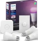 Philips Hue White and Color Ambiance Base Lumen (60W) Smart Button Starter Kit