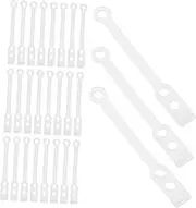 IWOWHERO Hair Perm Rod Elastic Bands 35pcs Flex Rod Elastic Bands for Wave Hair Curler Roller