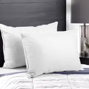 Giselle 2x Duck Feather Down Pillow 70X50cm