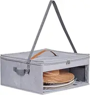 [Generic] Cowboy Hat Storage Box | Hat Carrying Case for Travel | Shoulder Strap Attached Large Capacity Headwear Container for Family, Friends, Men, Women