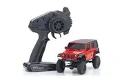 Kyosho 1/24 Mini-Z Jeep Wrangler Unlimited Rubicon Firecracker Red 4x4 [32521R]