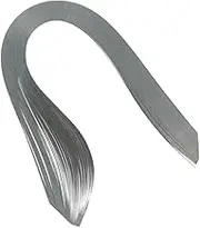 Beatifufu 120pcs Quilling Paper Strips DIY Crafts Wide Grey Paper Quilling Strips for Handmade Art Projects for Classroom Weddings and Party Decorations