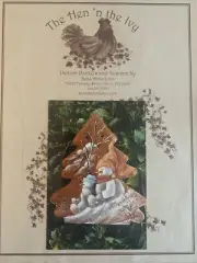 Vintage Tole Painting Pattern Packet: Sleddin' Thyme Snowmen by Bess Daniel