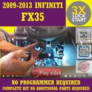 3x Lock Plug & Play Remote Start Fits 2010 INFINITI FX35