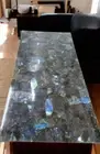 36"x48" Natural Labradorite Dining Table Crystal Healing Stone Housewarming Deco