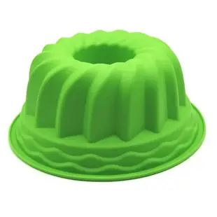 廠家直銷 烘焙蛋糕模具中空螺旋圓形戚風蛋糕模diy烘焙烤箱硅膠模