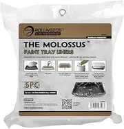 ROLLINGDOG 18 Inch Paint Tray Liners - Exclusively Use with Rollingdog XL Series Paint Roller Kit (Pack of 5)