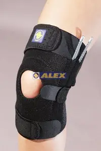 在飛比找Yahoo!奇摩拍賣優惠-(高手體育) ALEX 台灣製造 T-42 矽膠雙側條護膝(