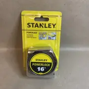 Stanley PowerLock Tape Measure 16 ft. Secure Blade Lock Metal Measuring Tools