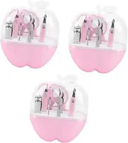 Ipetboom 3pcs Nail Scissors Catcher Kit 8-in-1 Manicure Tool Set Fingernail Trimmer Tools Stainless Steel Nail Clippers for Women