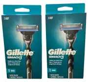 (2) Gillette Mach3 razors- 3 blades- Free Shipping